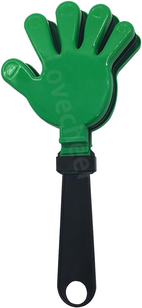 Lovecheer 8PCS Big Hand Clappers Party Noisemakers 11 inch Clapps Sporting Events Cheers for Football Basketball Birthday Gift New Year Christmas Make Noise