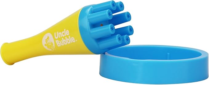 Uncle Bubble Blower for Kids and Toddlers, Uncle Bubble Mini Bubble Blower Makes Thousands of Bubbles Ease, Durable Outdoor Toy