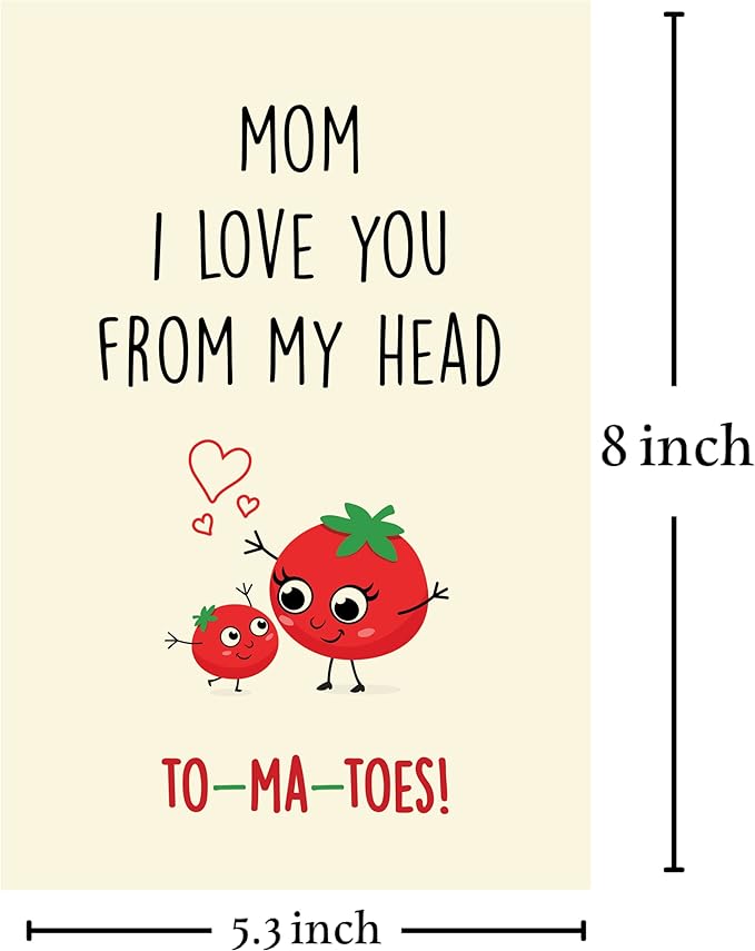 Cheerin Funny Valentines Day Card for Mom – Happy Bday Card from Daughter or Son – Hilarious Gift for Mother, Grandma, Stepmom, or Bonus Mom