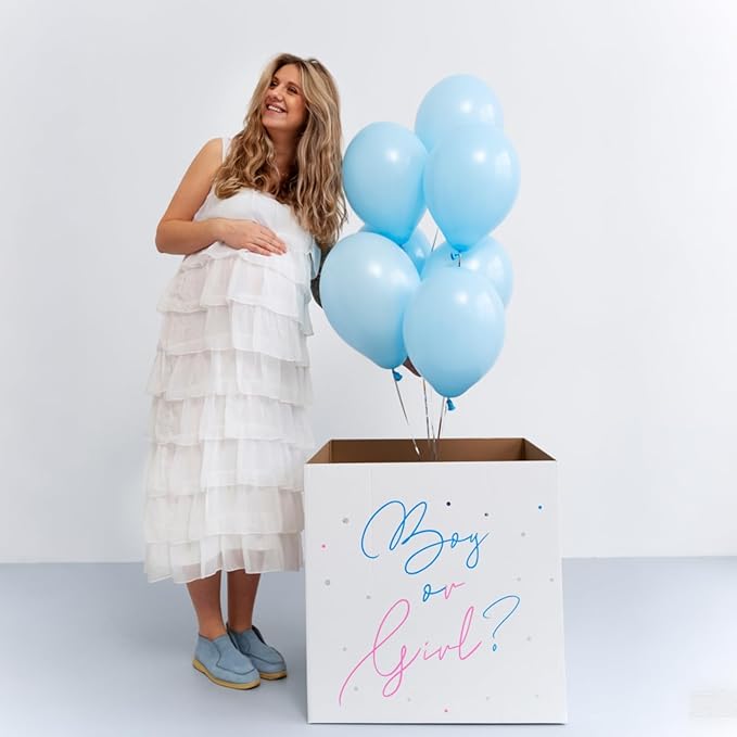 Pastel Blue Latex Balloons 100 Pack 12 inch Light Blue Party Balloons Round Helium Baby Blue Balloons for Baby Shower Boys Birthday Gender Reveal Party Decoration