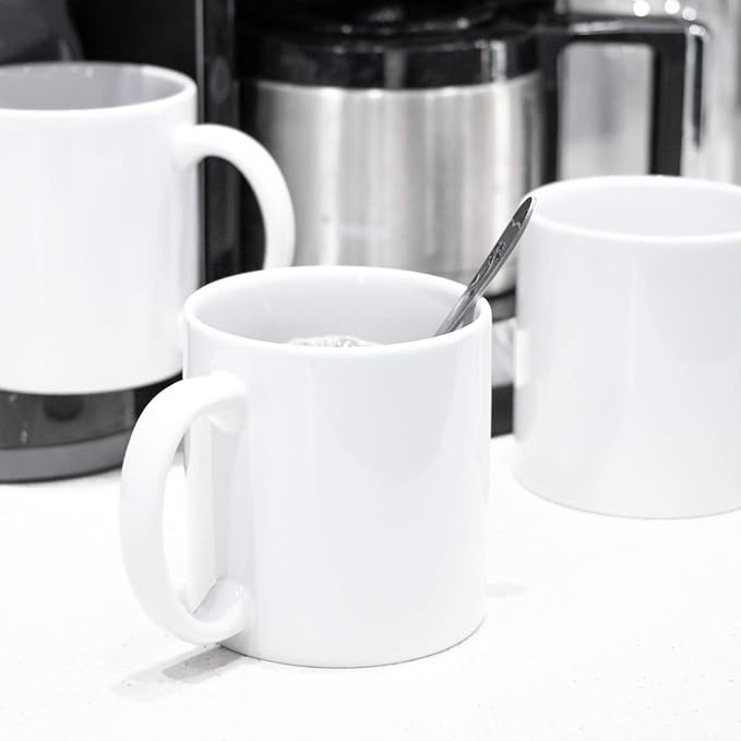 22oz white Super Large Ceramic Coffee Mugs Large Handles Set of 4