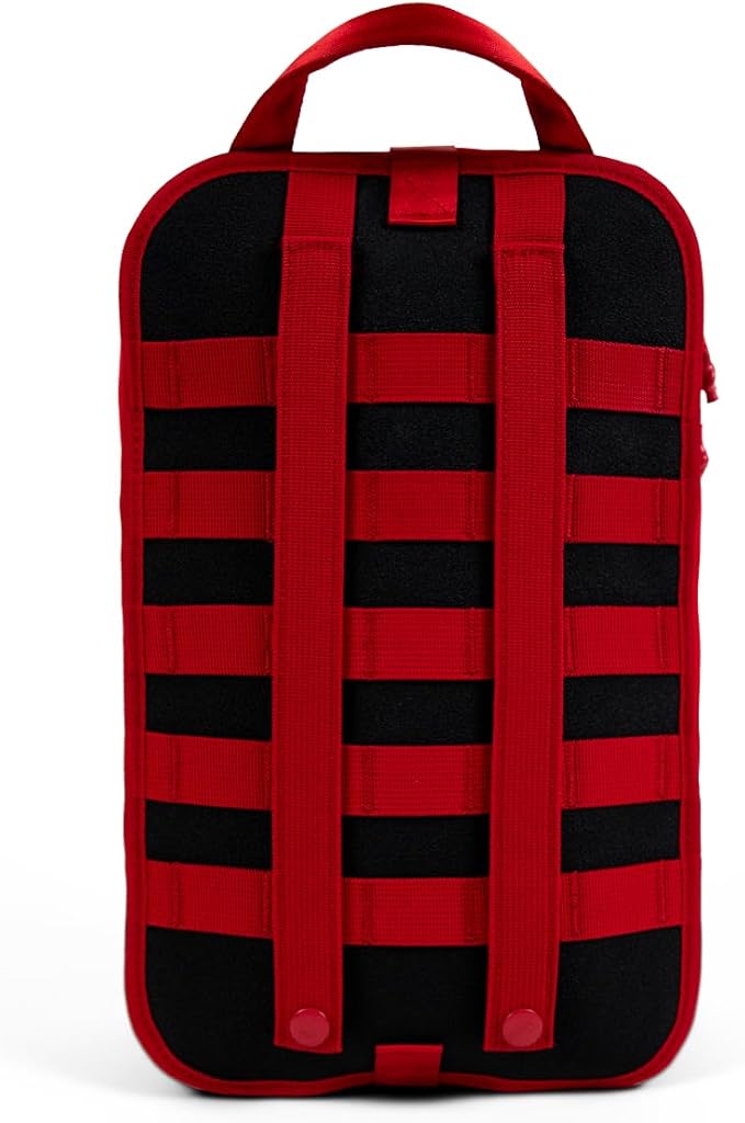 My Medic MYFAK Large Medical Kit (PRO) - Emergency First Aid Survival Essentials & Travel Bag Supplies | EMT Rescue Items For Any Car, Home or Office - Red