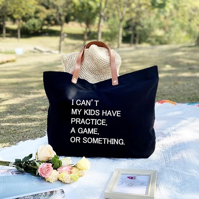 Lamyba New Mom Gifts, Mama Bag Tote with Makeup Bag, Cool Gifts for Mom to be/Expecting Mom/Pregnant Women