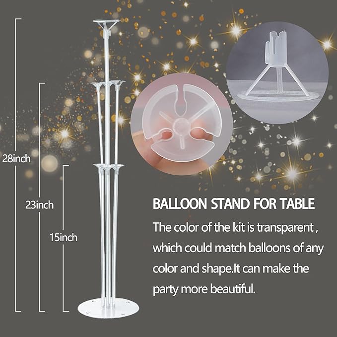 Balloon Stand Kit For Table Centerpieces Pastel Balloons Holder Baby Shower Birthday Party Decorations