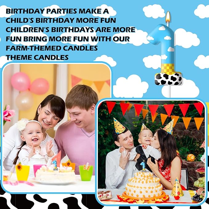 Toy Inspire Game Story Birthday Candles for Kids -Toy Themed Cake Topper Decorations,Party Supplies for Children's Birthday Celebrations(Number 1)