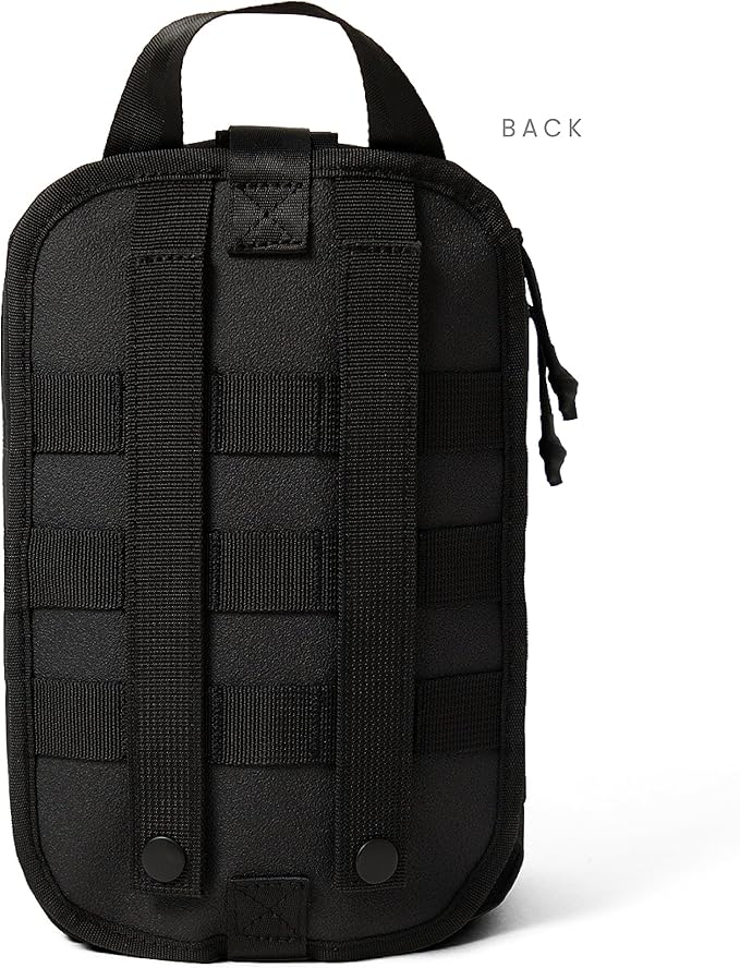 MY MEDIC MyFAK Standard Ifak First Aid Kit - 132 Life Saving Trauma and Medical Items - HSA&FSA Eligible Survival Kit for Camping or Your Car - Black