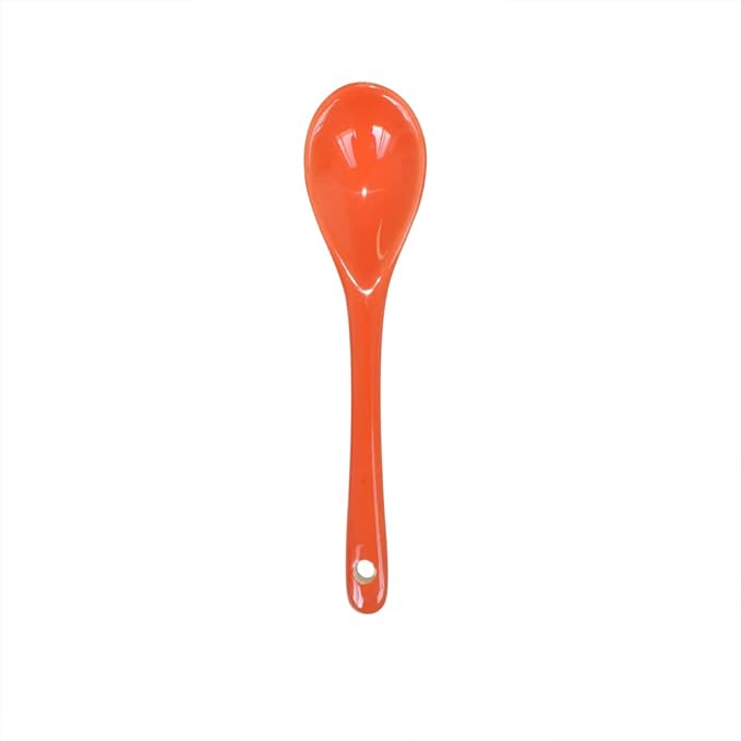 8 Color Porcelain Egg Spoons Ceramic Spoons 5 inch Coffee Dessert Yogurt Tea Milky Tea