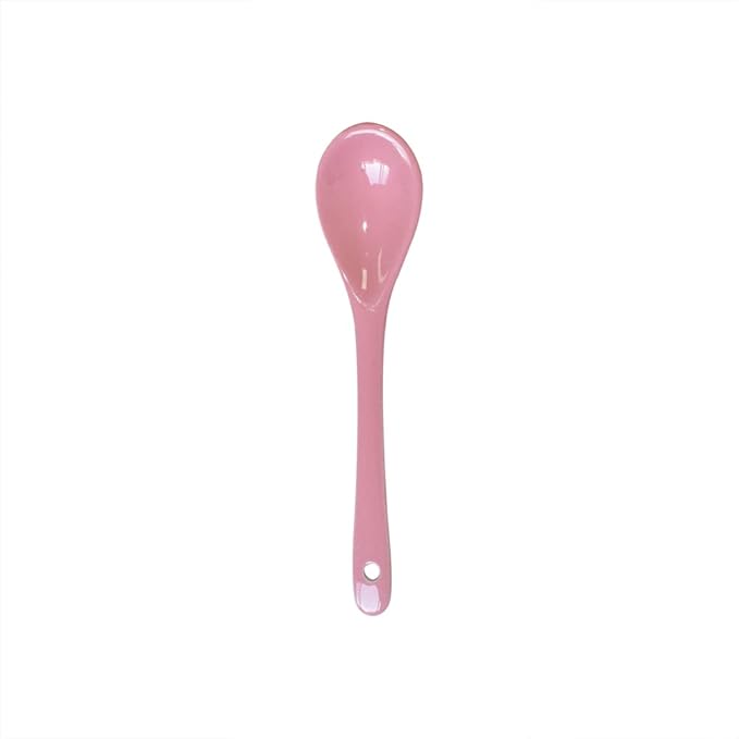 8 Color Porcelain Egg Spoons Ceramic Spoons 5 inch Coffee Dessert Yogurt Tea Milky Tea