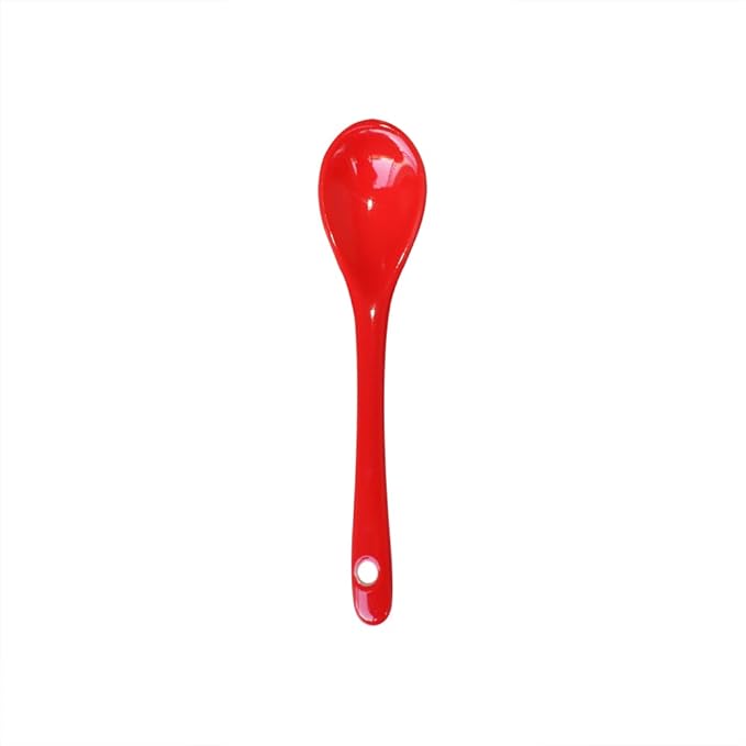 8 Color Porcelain Egg Spoons Ceramic Spoons 4.7 inch Coffee Dessert Yogurt Tea Milky Tea