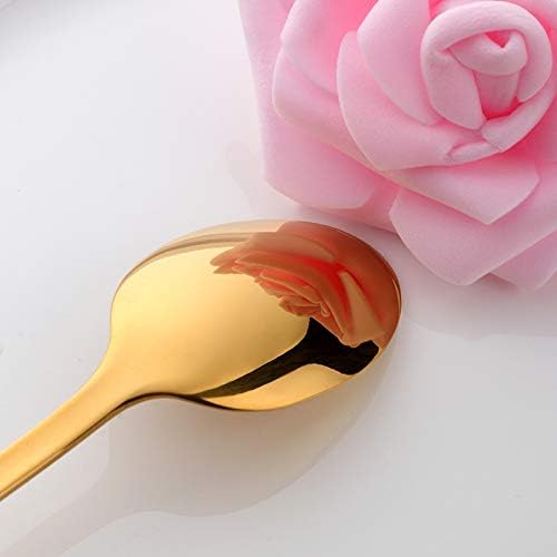 Buyer Star Nice 8-color Teaspoons 5.5-Inch Stainless Steel Mini Coffee Spoons Sugar Demitasse Espresso Spoons