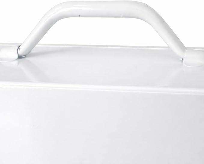 Rapid Care 3-Shelf Metal First Aid Cabinet Empty Wall Mountable Steel First Aid Kit with Door Pouches for Home and Workplace Safety