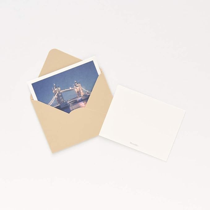 Monolike Message London Card - Mix 40 Mini Single cards, 20 envelopes Package