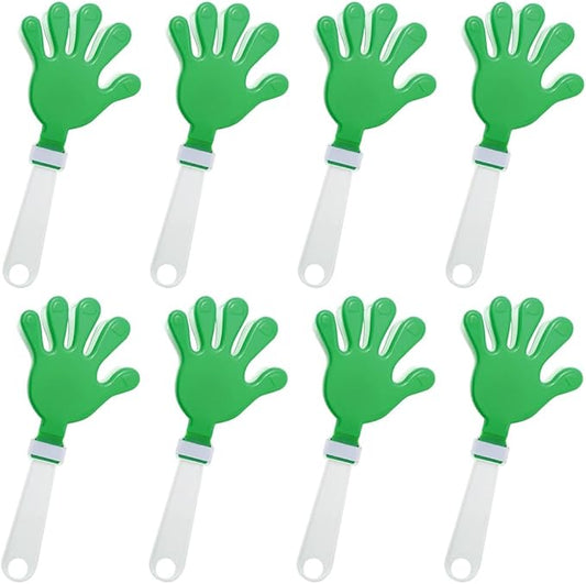 Lovecheer 8PCS Big Hand Clappers Party Noisemakers 11 inch Clapps Sporting Events Cheers for Football Basketball Birthday Gift New Year Christmas Make Noise