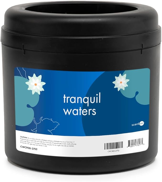 ScentAir Whisper Home Monthly Plug-in Refill, Fragrance Cartridge for Home and Office, Tranquil Waters