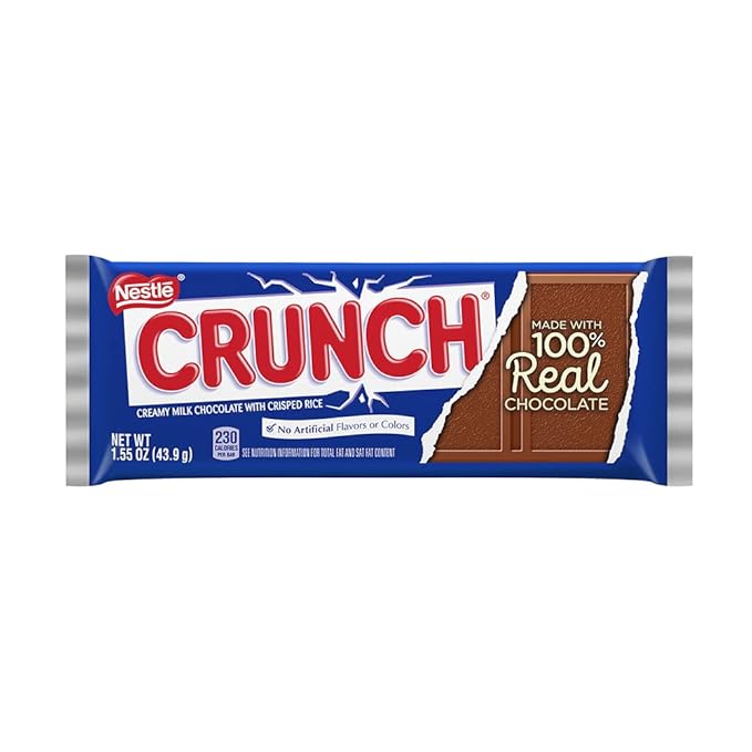 12ct Milestone Party Favors For Adults Candy Crunch Bars, Prewrapped, Personalized labels with Photo (12 Pack) - 50th 60th 70th 80th 90th Birthday