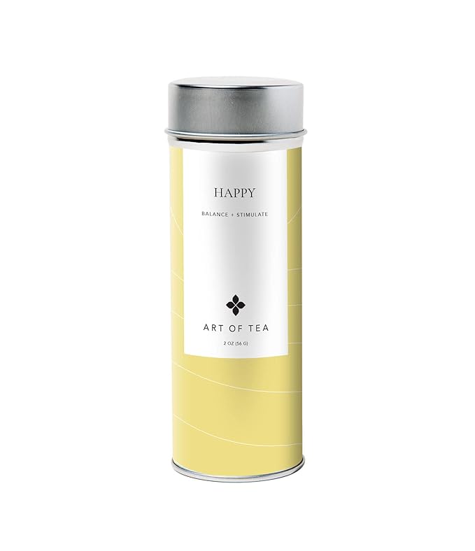 Art of Tea | Happy 2oz | Artisan Jasmine Green Tea Loose Leaf Tin