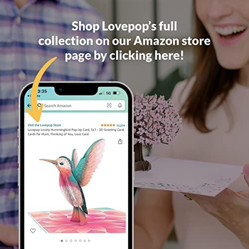 Lovepop Suncatcher Card for Her and Him - 3D Everyday Greeting Cards for Boys, Girls, Men, Women, Son, Daughter - You Are So Loved Butterflies - 5" x 7" Card - Blank Note Card & Envelope Included