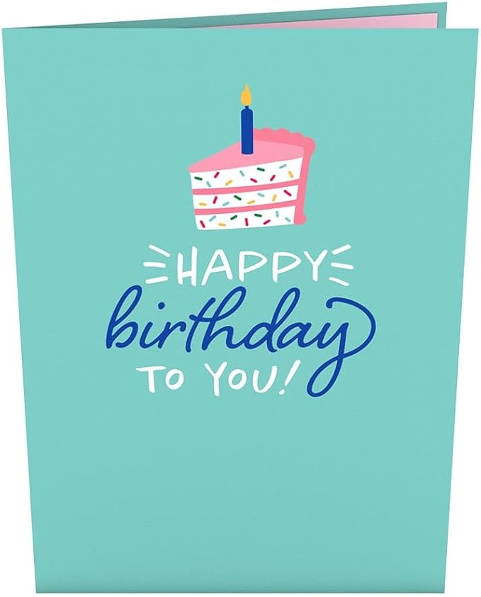 Lovepop Happy Birthday Pop-Up Card for Her and Him- 3D Floral Birthday Greeting Cards for Boys, Girls, Men, Women - Removable - 5" x 7" Mini Flower Bouquet Card - Blank Note Card & Envelope Included