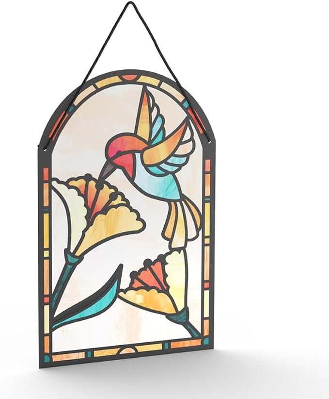 Lovepop Suncatcher Card for Her and Him - 3D Everyday Greeting Cards for Boys, Girls, Men, Women, Son, Daughter - Thinking of You Hummingbird - 5" x 7" Card - Blank Note Card & Envelope Included
