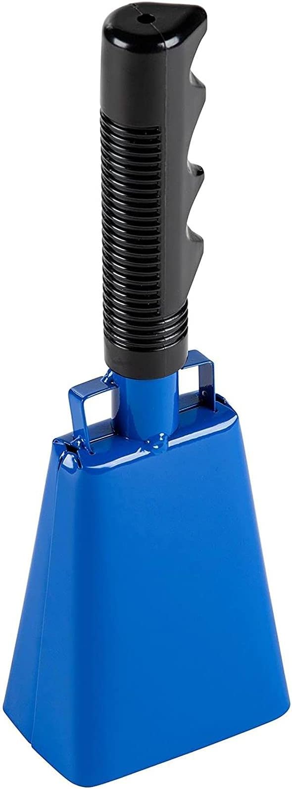 BLUE PANDA Cowbell Noise Maker - 9-Inch, Royal Blue, Pack of 2 - Metal Cowbell Instrument with Ergonomic Handle - Cheering Bell for Stadium Cheers & Celebratory Noise Maker