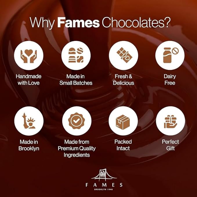 Luxury Chocolate Deluxe Assortment Gift Box - Kosher, Dairy Free and Chocolate Candy, Coffee Cream, Premium Coconut, Berry Filled, Rum, & Hazelnut Truffle - Fancy Valentines Chocolate Gift Box