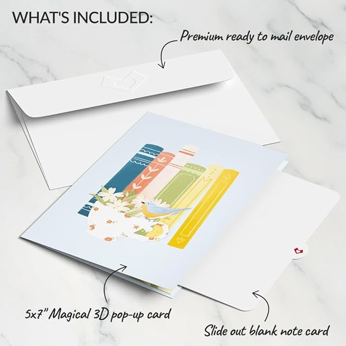 Lovepop Everyday Pop-Up Card for Her and Him - 3D Spring Greeting Cards for Boys, Girls, Men, Women - Joy & Renewal - 5" x 7" Card - Blank Note Card & Envelope Included
