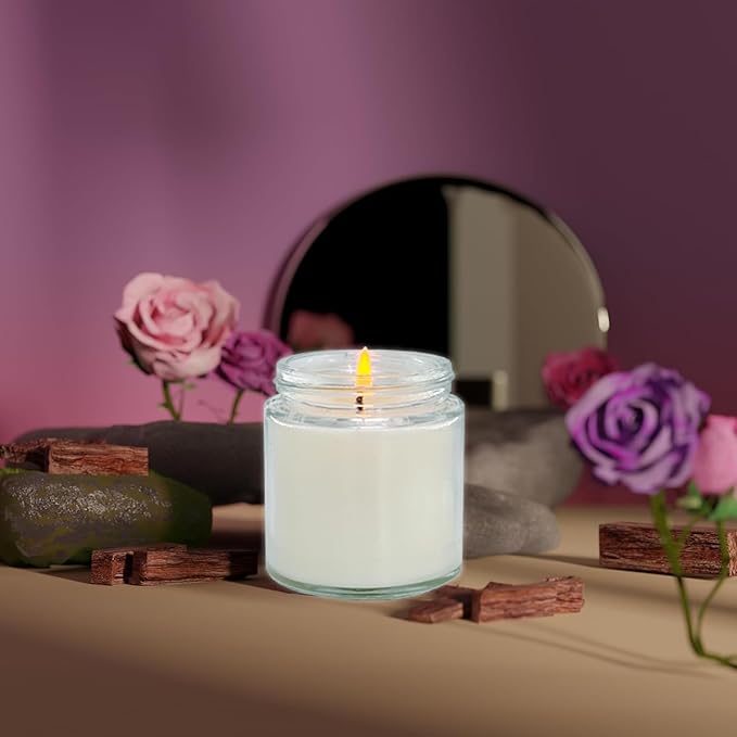 36 Pcs 4 Oz Mini Soy Candles,Vanilla Scented,Aromatherapy Candle,Bulk Candle Set，Great Stress Relieving Scented Candles for Girls as a Gift for Birthdays, Weddings and More!