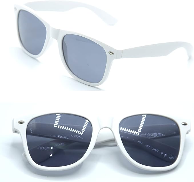 900pc Personalized Wedding Sunglasses Bulk for Guests Party Favors,Custom Personalized Logo Sunglasses Womens Men,Wedding Bridesmaid Sunglasses Gifts,Bachelor Party Favors Set （White）