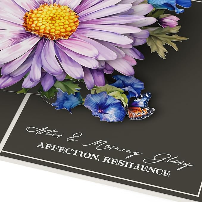 Lovepop Everyday Pop-Up Card for Her and Him - 3D Greeting Cards for Boys, Girls, Men, Women - Born to Bloom: September Birth Month Flowers - 5" x 7" Card - Blank Notecard & Envelope Included