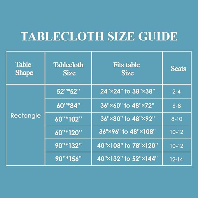 VidaFete Tablecloth 2 Pack 90*132inch Rectangle Table Cloth Polyester, Stain Wrinkle Resistant Polyester Dining Table Cover for Kitchen Dinning Party Wedding Rectangular Buffet Decoration(Sagegreen)