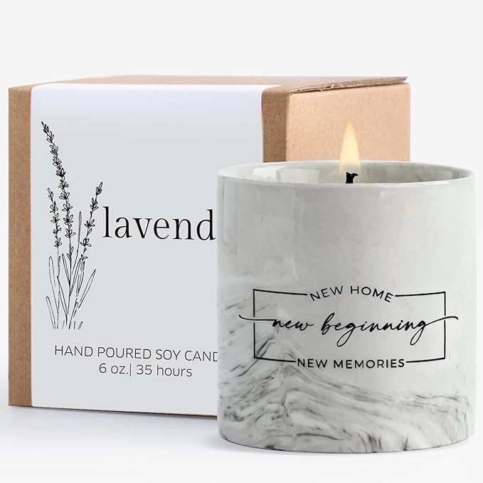 Freejac House Warming Gifts New Home Housewarming Gift for Women Men Friend New Home Gift Ideas New Homeowner Gifts House Warming Decoration Party Decor Porcelain Ceramics Scented Candle
