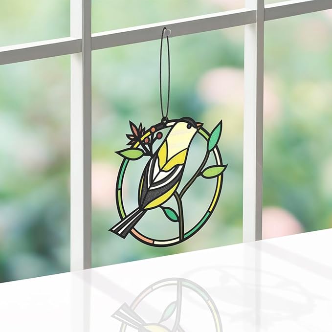 Lovepop Everyday Suncatcher Card for Her and Him - 3D Greeting Cards for Boys, Girls, Men, Women - Goldfinch's Song - 5" x 7" Card - Blank Notecard & Envelope Included