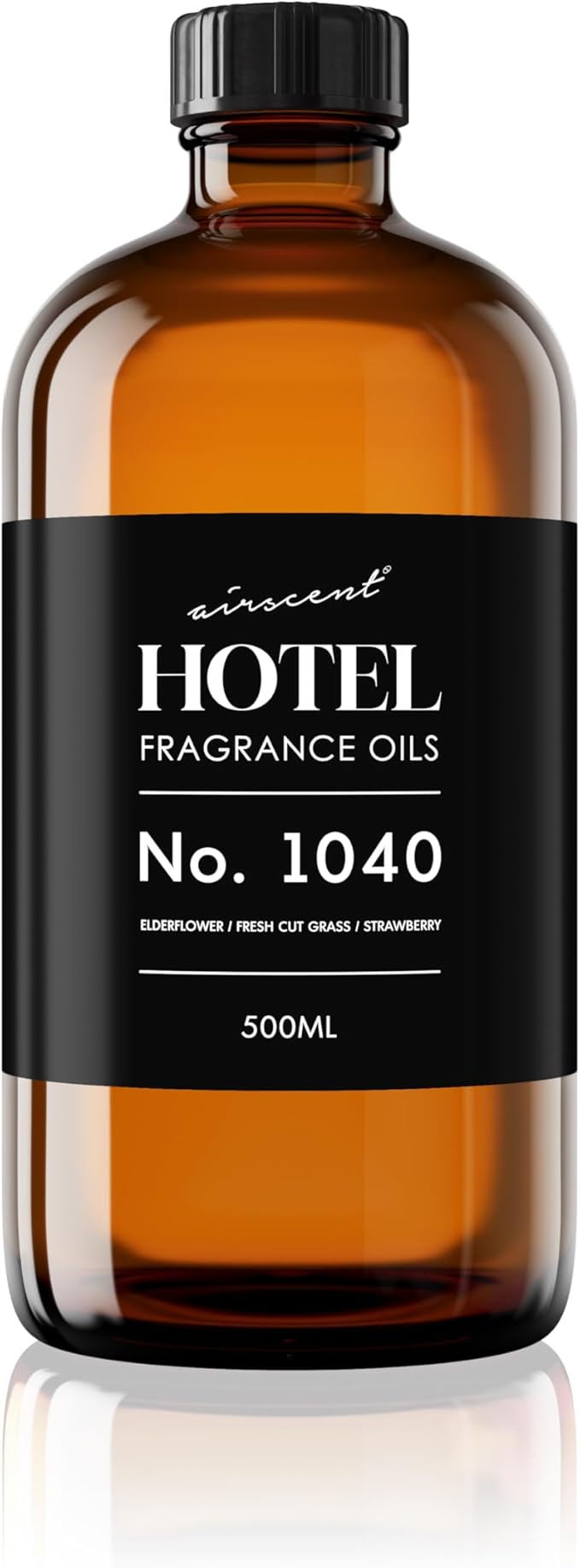 AirScent 50 Central Park Ritzy Hotel Fragrance No. 1040 - Elderflower Fresh Cut Grass Strawberry - Hotel Diffuser Oil for Ultrasonic and Waterless Diffusers and Crafting - 500 mL, 16.9 fl oz Bottle