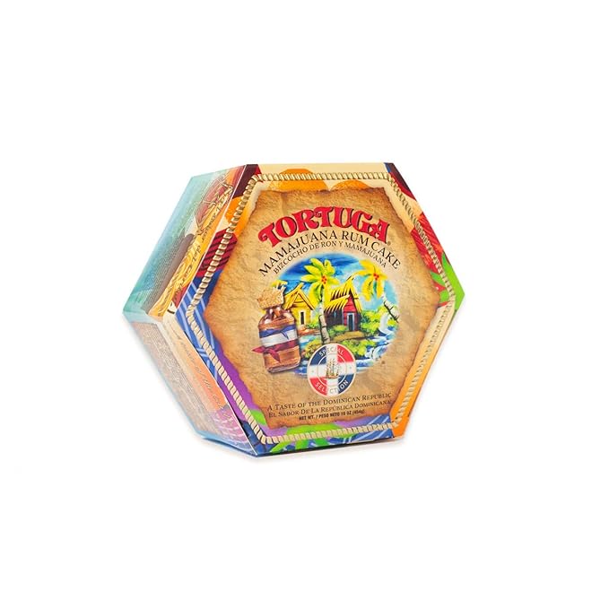 TORTUGA Caribbean Mamajuana Rum Cake - 16 oz Caribbean Rum Cake - The Perfect Premium Gourmet Gift for Stocking Stuffers, Gift Baskets, and Christmas Gifts - Great Cakes for Delivery