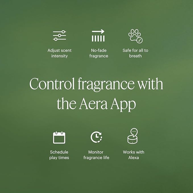 Aera Mini Sandalwood - Essential Oil for Home - Inspiring Calm Fragrance - Notes of Sandalwood, Balsam and Oud - Scent Refill - Capsule Size Works with Mini Diffuser