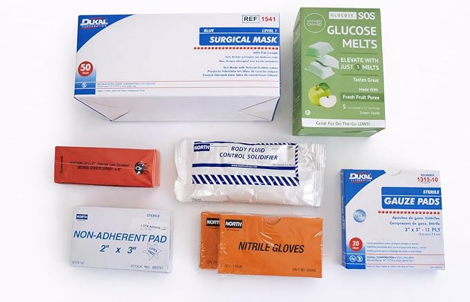 First Aid Trauma & Burn Response Bag – 140+ Piece Emergency Kit with Tourniquet, Water-Jel Burn Dressings, PPE, Wound Care & Cold Packs for Workplace, Vehicle & Industrial Safety