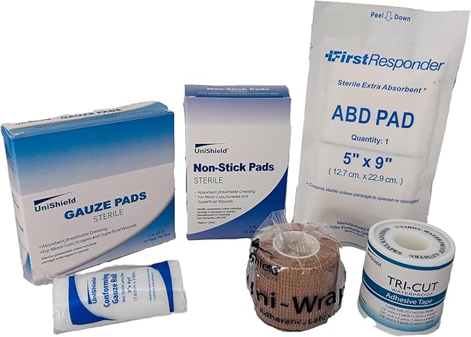 Class-A First Aid Refills Medication Without Cabinet | Essential Medications for Emergency Preparedness | Ensuring Long-Lasting Reliability | Exceeds OSHA