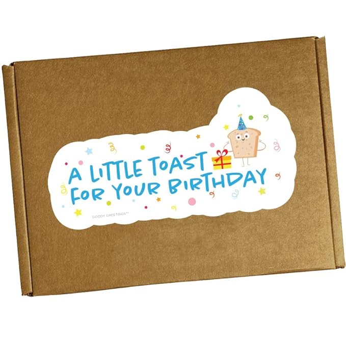 Hangry Kit Birthday Snack Box - (20 count) Happy Birthday Gift Basket Care Package - Contains Birthday Snacks, Cookies, Chips, Candy. Party Variety Gift Box.