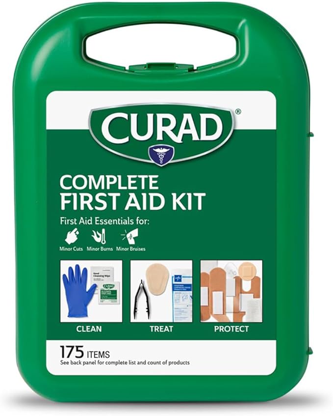 Curad Complete Kit In Hard Case, 175 Count
