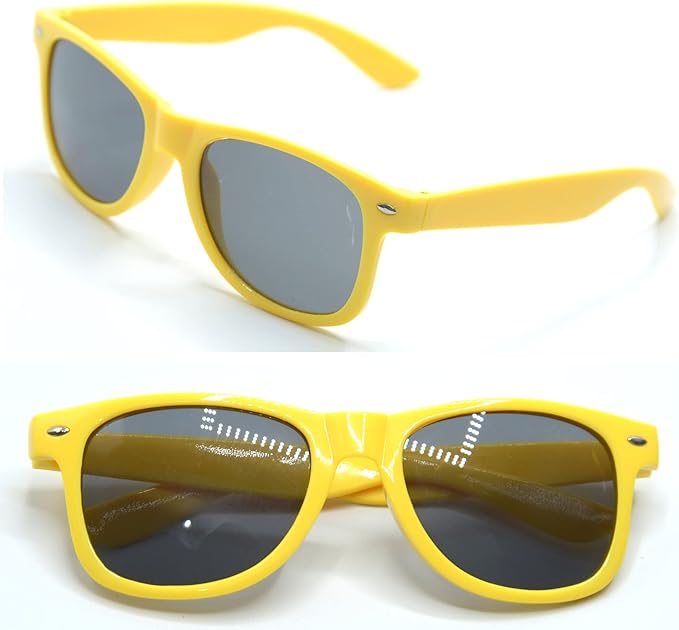 100pc Personalized Wedding Sunglasses Bulk for Guests Party Favors,Custom Personalized Logo Sunglasses Womens Men,Wedding Bridesmaid Sunglasses Gifts,Bachelor Party Favors Set （Yellow）