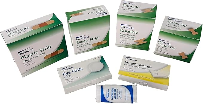 Class-A First Aid Supplies Refill Without Cabinet | Essential Supplies for Emergency Preparedness | Ensuring Long-Lasting Reliability | Exceeds OSHA/Ansi Z308.1 2015, Over 775 PCS