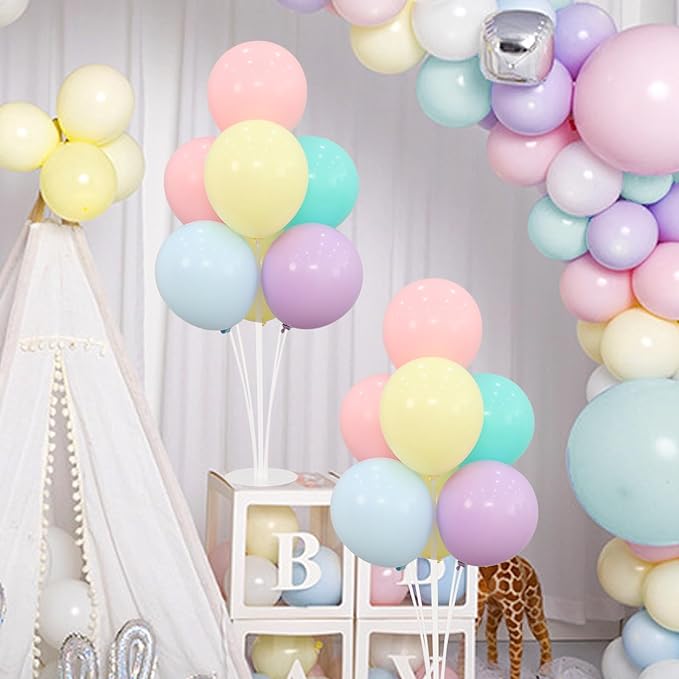 Balloon Stand Kit For Table Centerpieces Pastel Balloons Holder Baby Shower Birthday Party Decorations