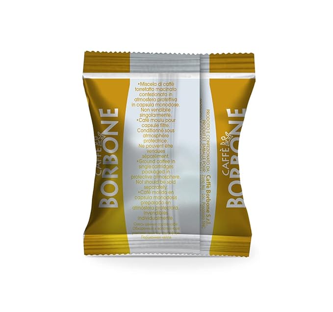 Caffè Borbone Respresso Espresso 100 Capsules - Miscela Oro (Gold) - Compatible with Nespresso® Original Line Machines (Pack of 2)