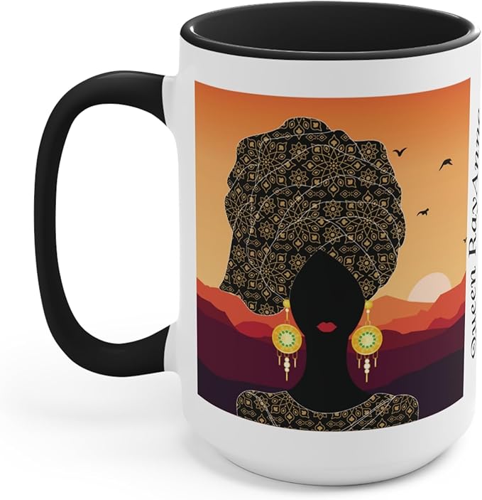 Coffee Mug - Mary Jane's Court - Queens with Attitude 'Q W A' - Queen RayAnne Mug, Gift for Tea Lovers, Unique