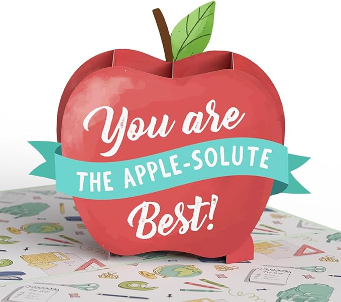 Lovepop Amazing Teacher Apple Pop-Up Card