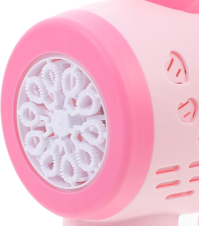 Alasum Automatic Unicorn Bubble Maker Handheld Bubble Blower for Pink Non-Battery Operated Outdoor Machine