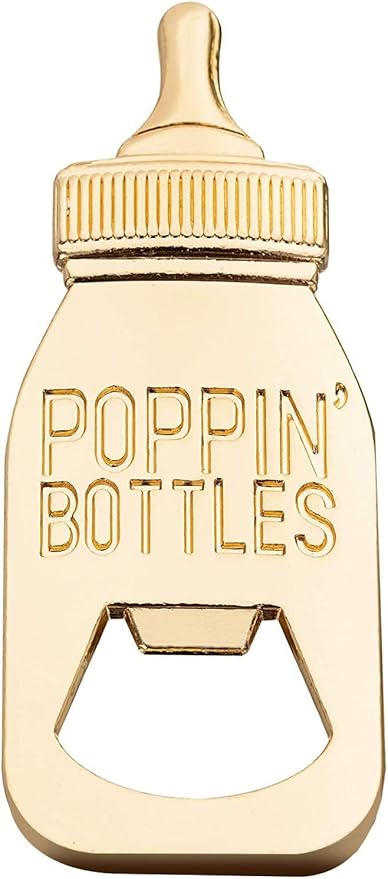 24 pcs Bottle Opener Baby Shower Favors for Guests, Poppin Bottle Openers for Baby Shower Favors,Gifts,Decorations and Souvenirs,Baby Shower Souvenirs Party Supplies Decoration (Baby Blue, 24)