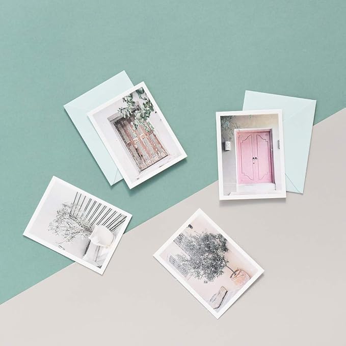 Monolike Message Break time ver.2 card - mix 40 mini Single cards, 20 envelopes package