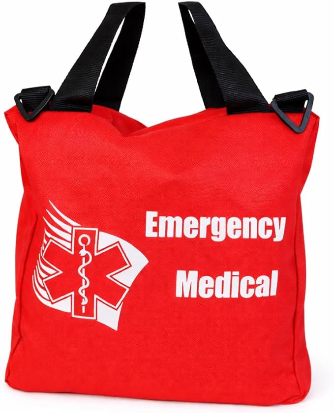 First Aid Trauma & Burn Response Bag – 140+ Piece Emergency Kit with Tourniquet, Water-Jel Burn Dressings, PPE, Wound Care & Cold Packs for Workplace, Vehicle & Industrial Safety