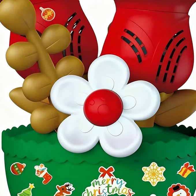 Automatic BubblesMachine, Bouquet Shape Indoor BubblesBlower, Portable BubblesMaker with Colorful Lights, Durable Material, Birthday Party School Park Playground Decoration